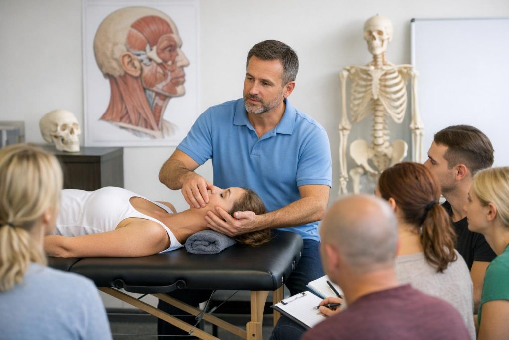 Kurs staw skroniowo‑żuchwowy dla fizjoterapeutów — praktyka, diagnoza, efektywna terapia
